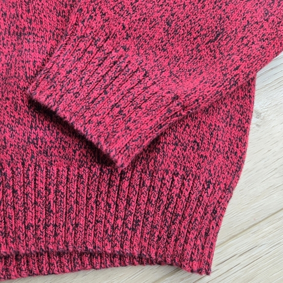 Red Black 1/4 Zip Pullover & Olive Green Dino Print Button Down Dress Shirt EUC - Picture 4 of 17